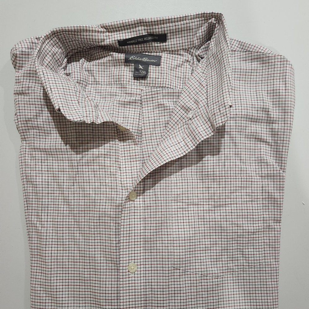 Eddie Bauer T2XL Men's Long Sleeve Dress Shirt